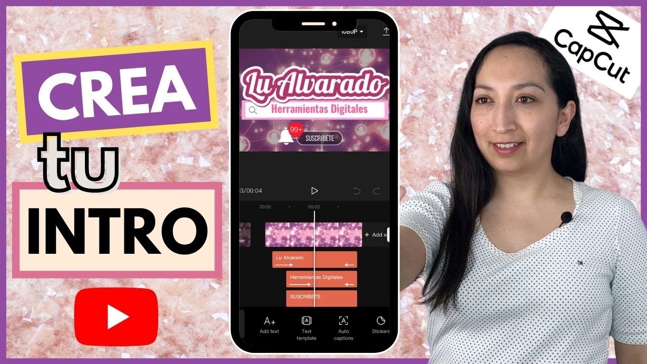 ⭐️ Cómo hacer INTRO para VIDEOS de YOUTUBE en CELULAR | APRENDE a crear Intro 