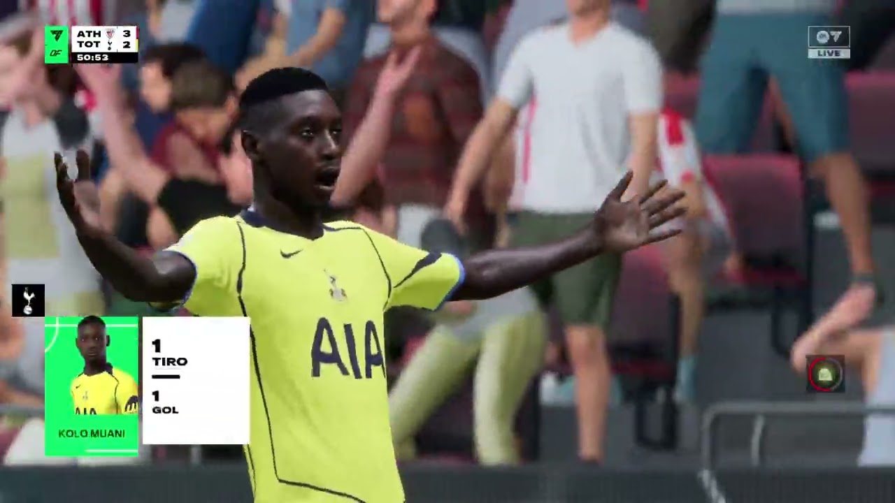 T8/2ª/J14  Athletic 5-3 Tottenham