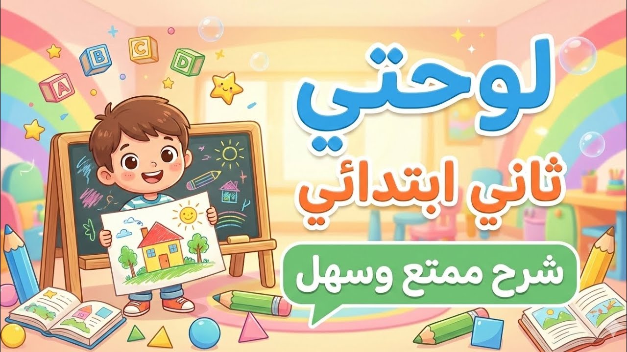 درس لوحتي | لغة عربية الصف الثاني الابتدائي الترم الثاني 2026 بطريقة سهلة وممتعة
