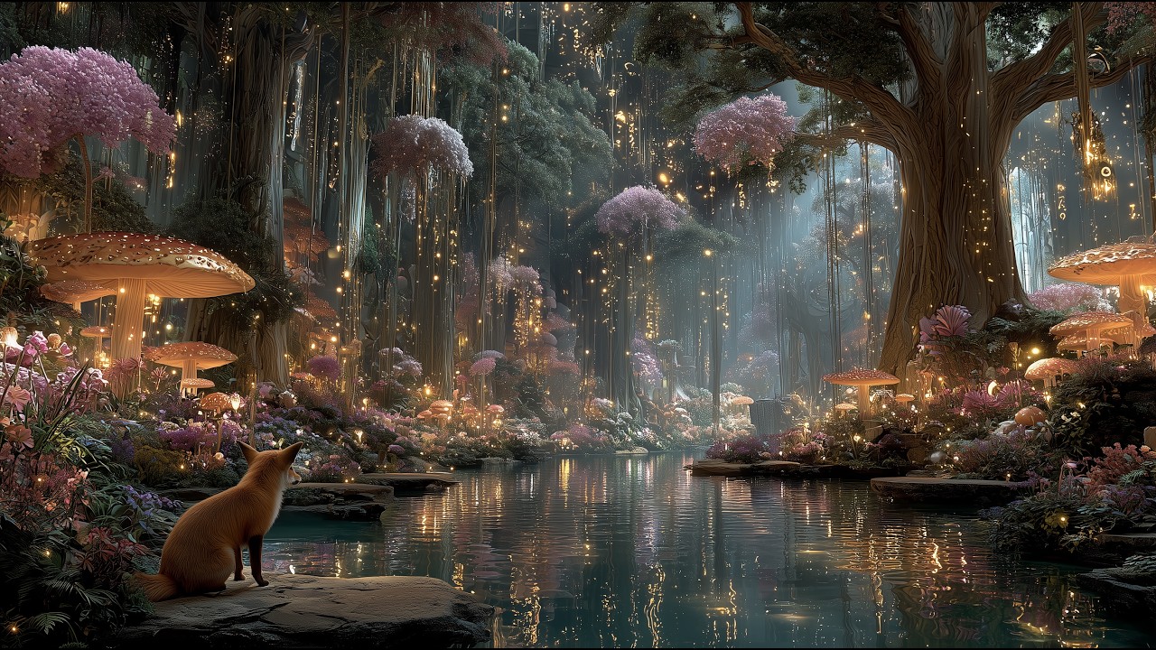Enchanted Woodland of Fox and Stag - Medieval Fantasy Music & Magical Landscapes | 4K