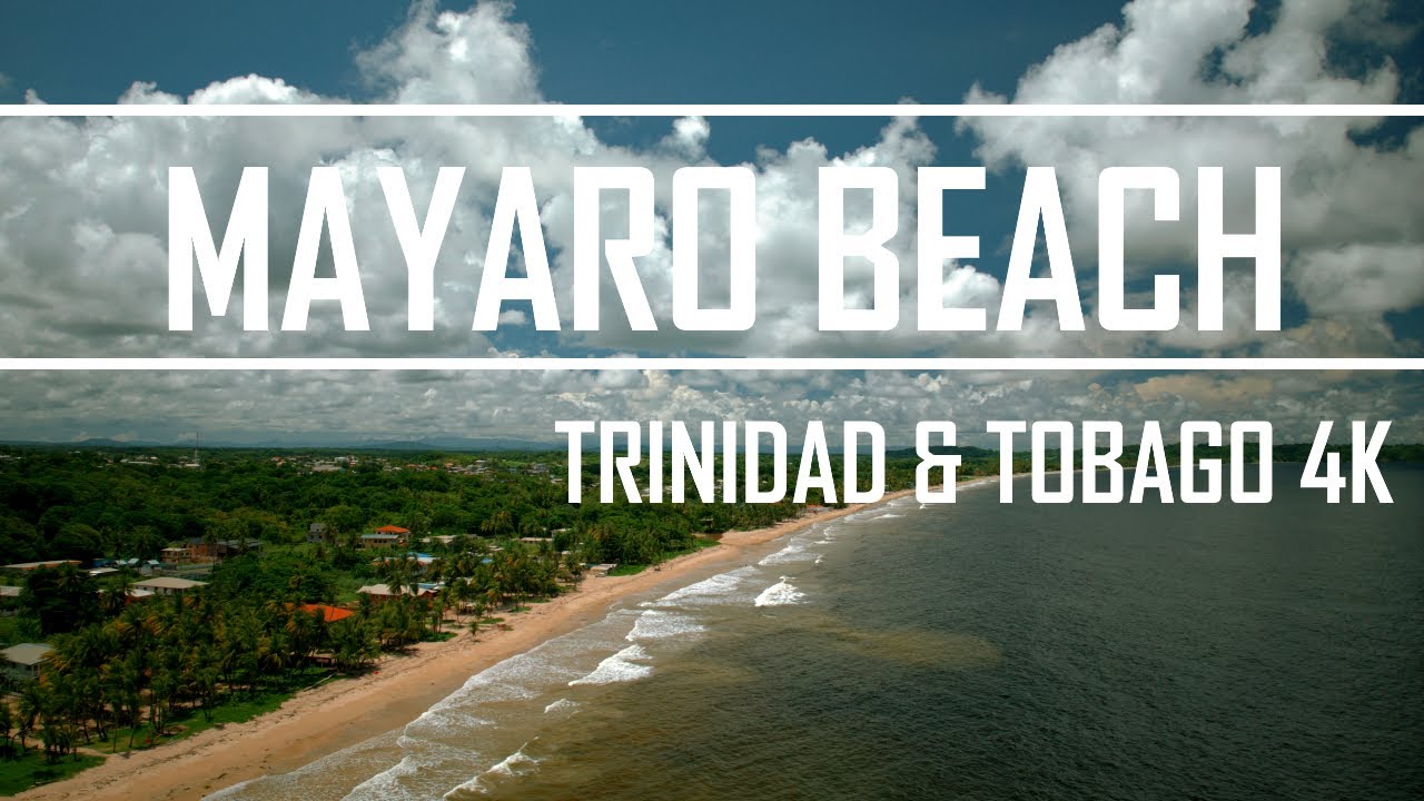 Trinidad and Tobago : Mayaro Beach 4K Footage 2022