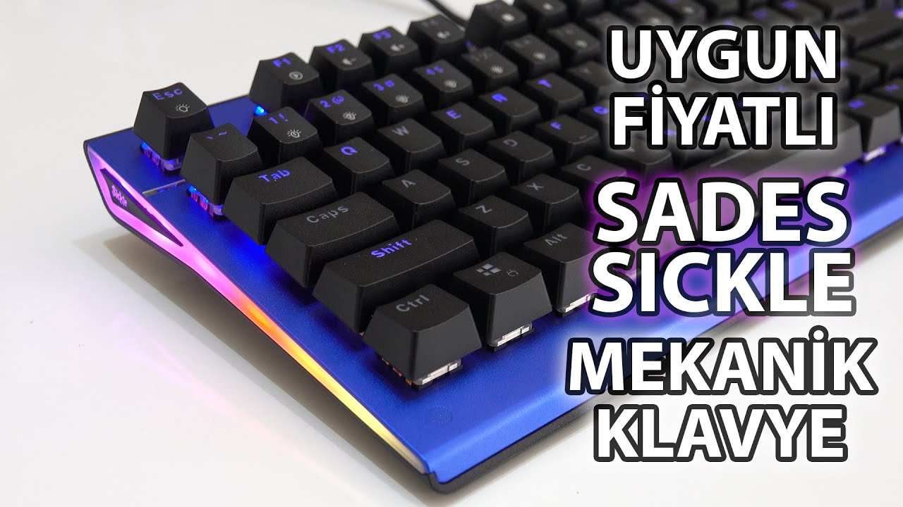 Sade ve Şık Sades Sickle Mekanik Oyuncu Klavyesi İncelemesi