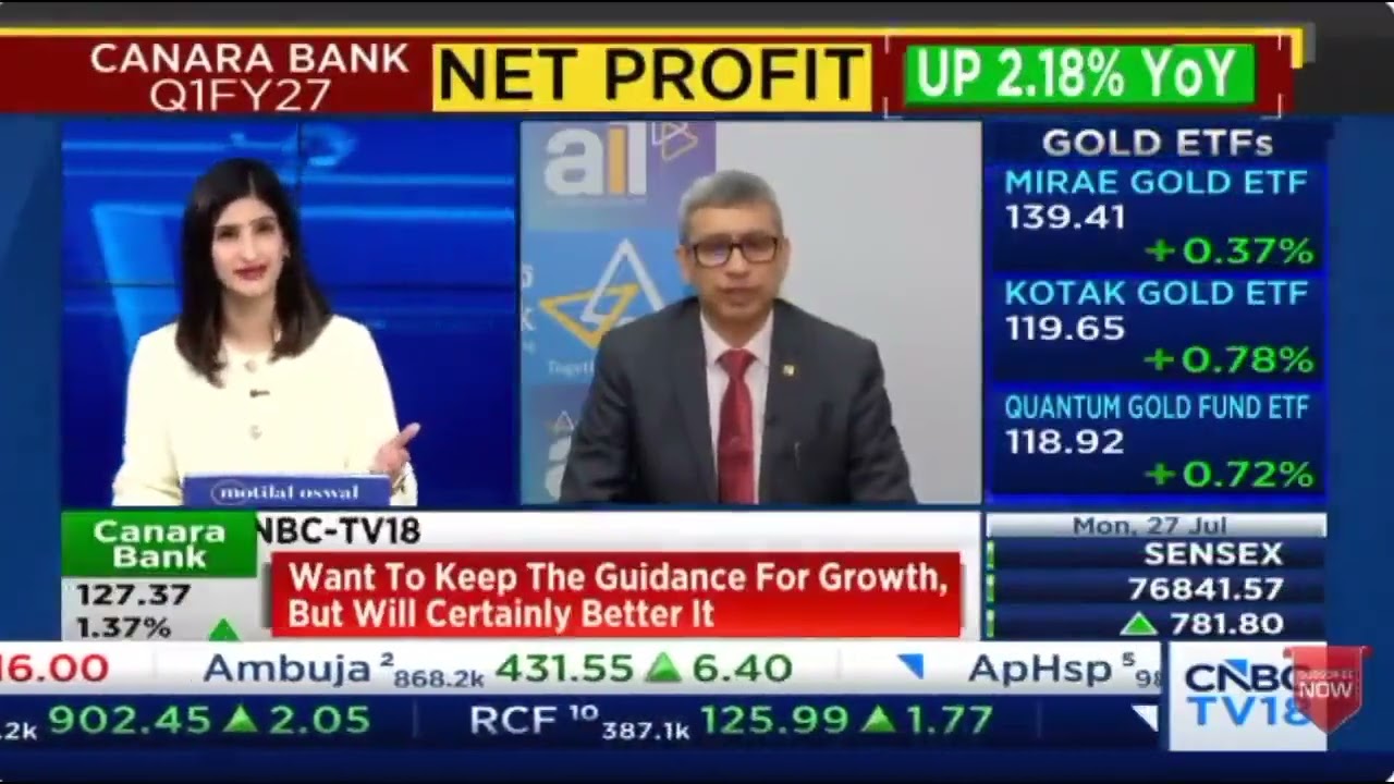 Canara Bank's Q1 FY 2026-27 Results.