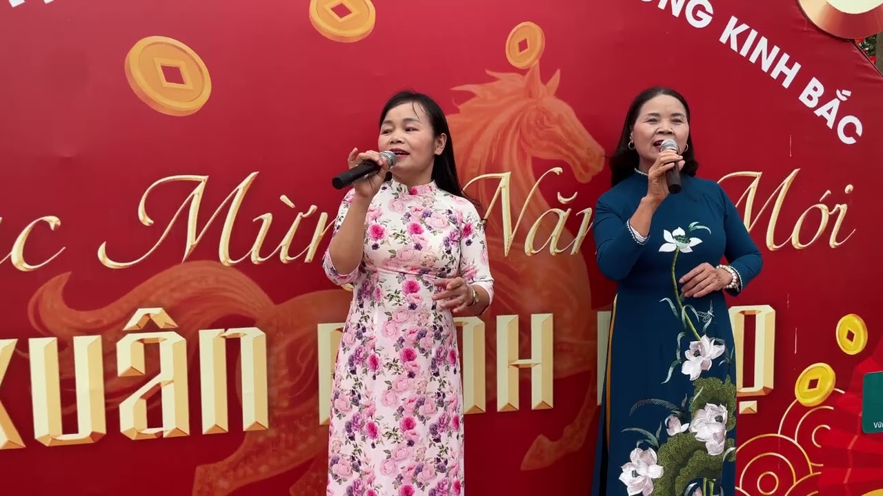 Súc miệng ống đồng chị hai chị ba phường Kinh Bắc thể hiện