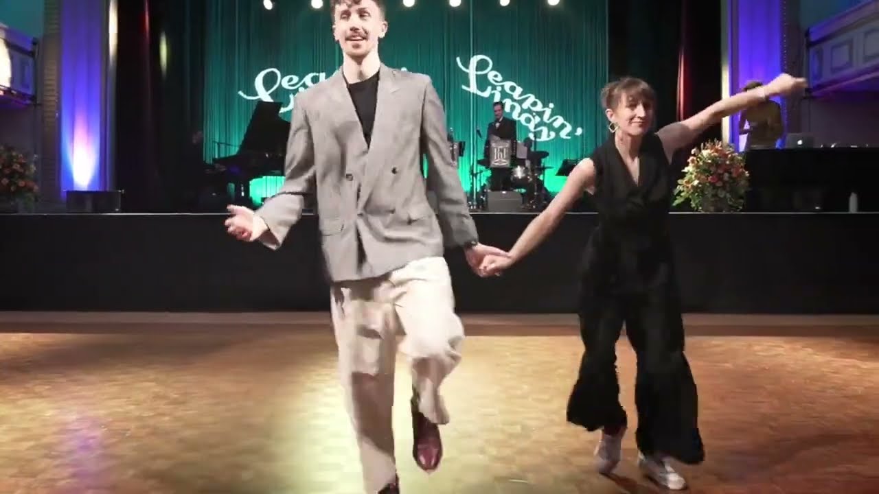 Leapin Lindy 2024 - Ari and Simon Performance with Reverent Juke
