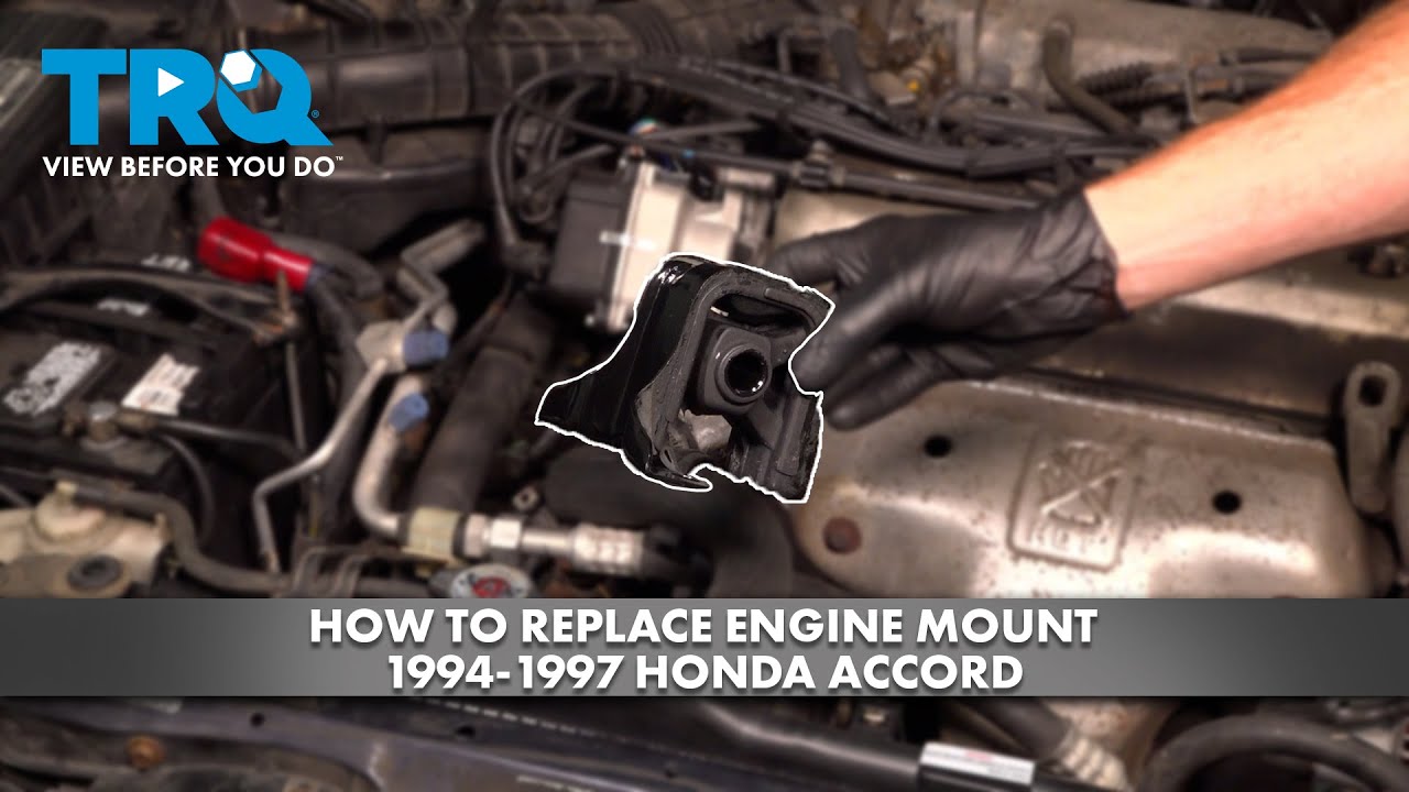 How to Replace Front Engine Mount 1994-1997 Honda Accord
