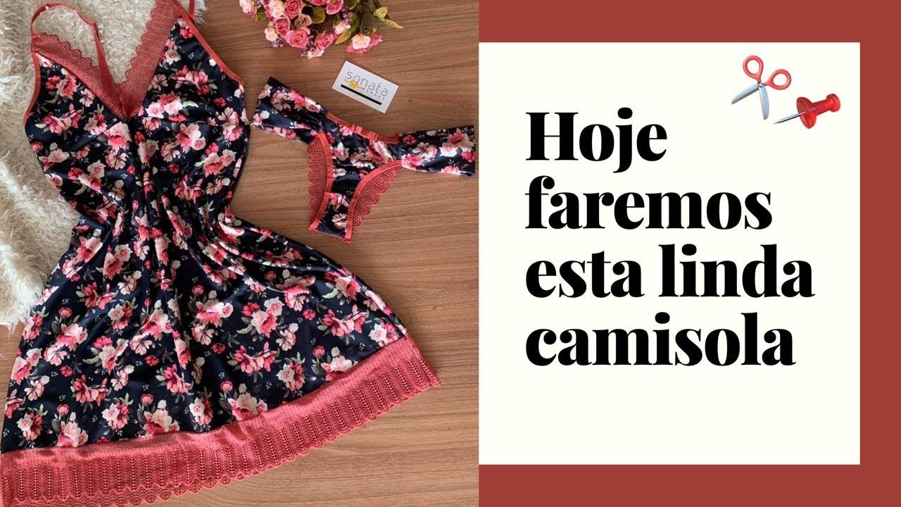 PASSO A PASSO - CAMISOLA COM MICROFIBRA E RENDA
