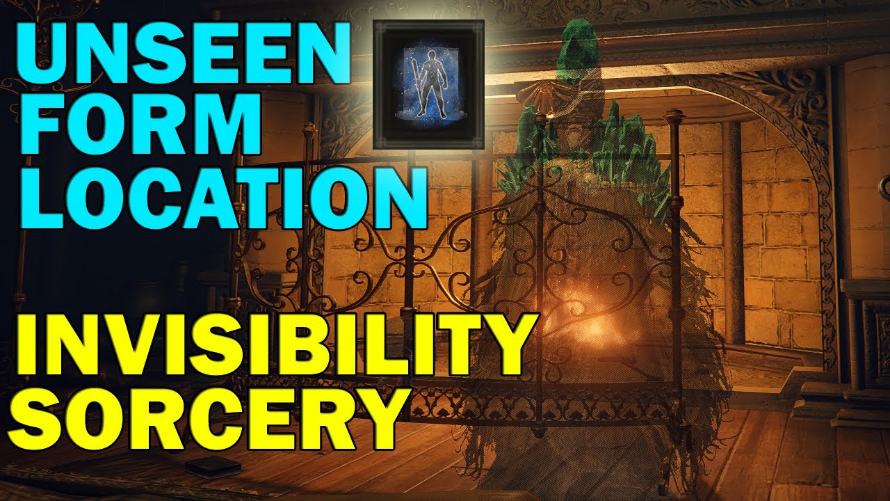 How to get Unseen Form Sorcery in Elden Ring (Invisibility Spell!)