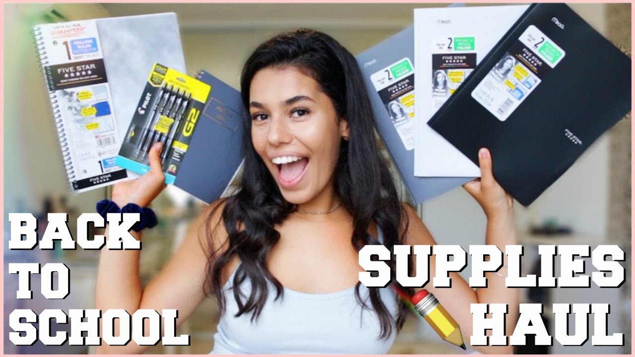 BACK TO SCHOOL SUPPLIES HAUL 2017 | Ava Jules