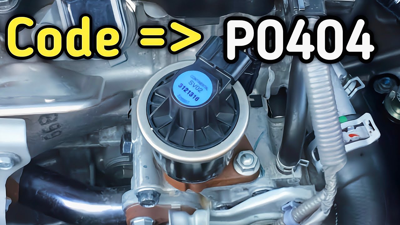 Honda Civic - Trouble Code P0404 EGR Cleaning