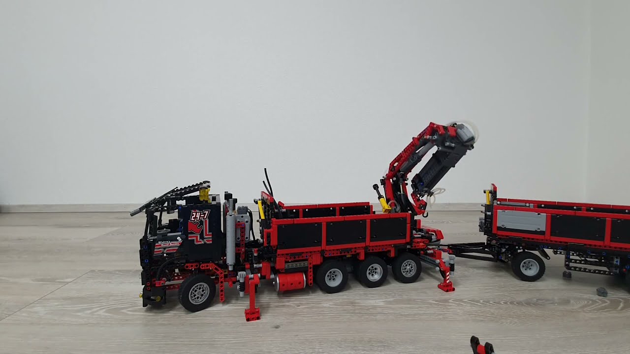 Lego Technic MOC LKW mit Ladekran