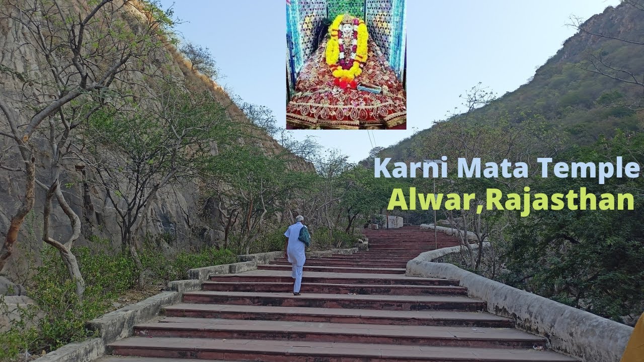 Karni Mata Temple, Alwar Rajasthan😍 ( मनसा माता मंदिर )