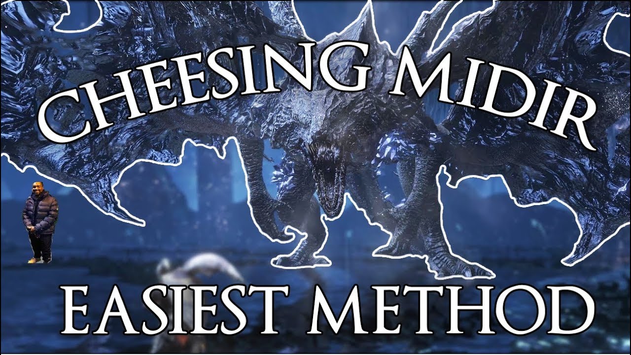 Dark Souls 3 - EASIEST way to cheese/kill Darkeater Midir (WORKING 2025)