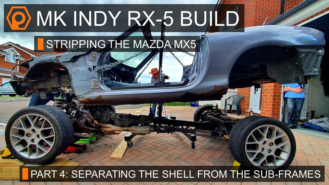 Stripping the Mazda MX-5 - Pt 4 - Separating the Shell