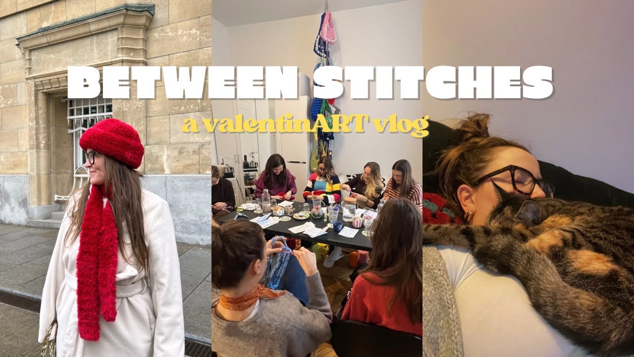 between stitches - valentinART vlog 01 // Häkelworkshops, Urlaub & Small Business Things ✨