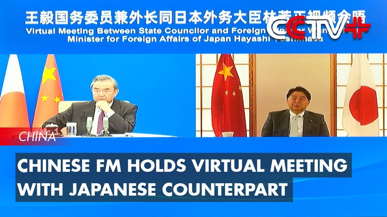 Chinese FM Holds Virtual Meeting with Japanese Counterpart