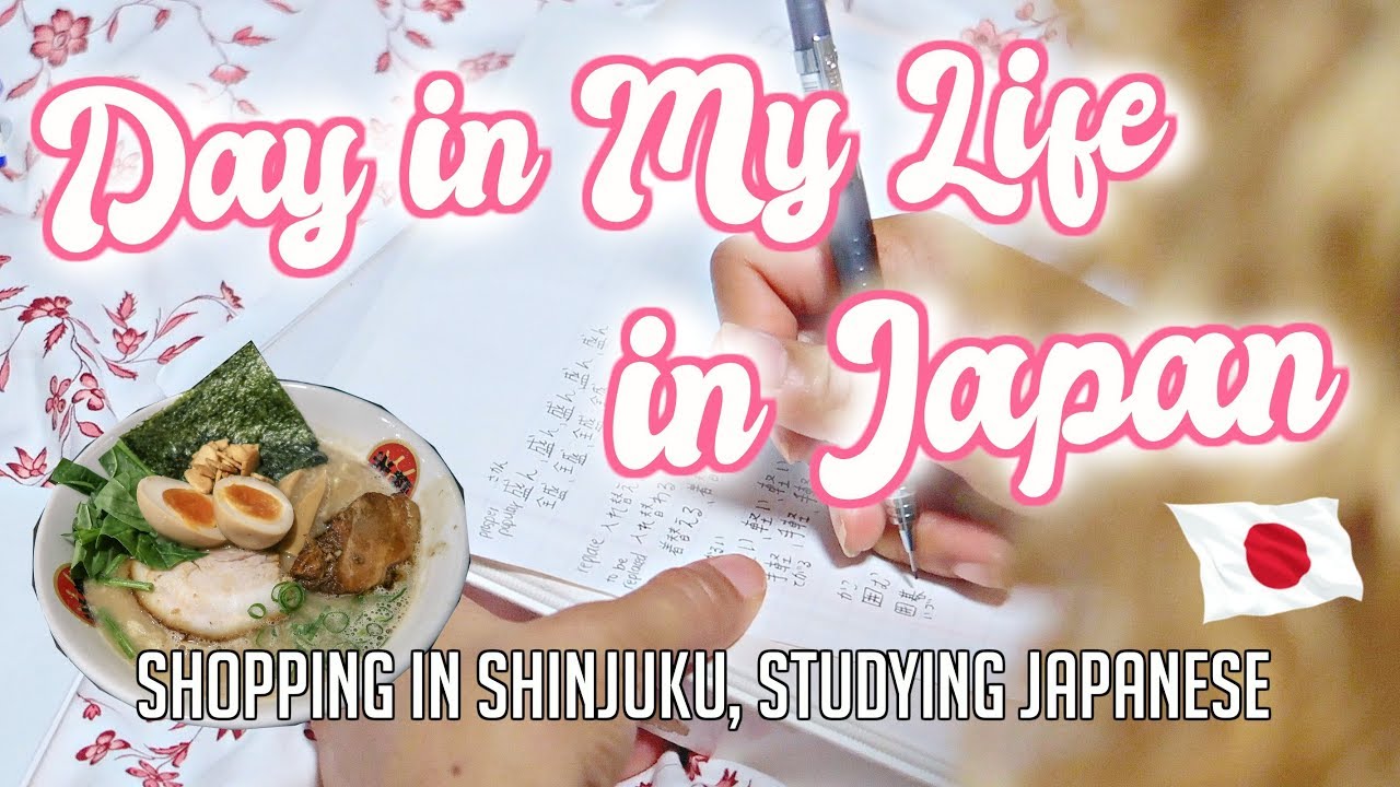 A Normal Day In JAPAN! Shopping, Studying Kanji, + Japanese Ramen 🇯🇵