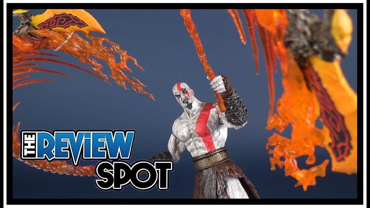 Throwback | NECA God of War II Kratos with Flaming Blades of Athena Figure