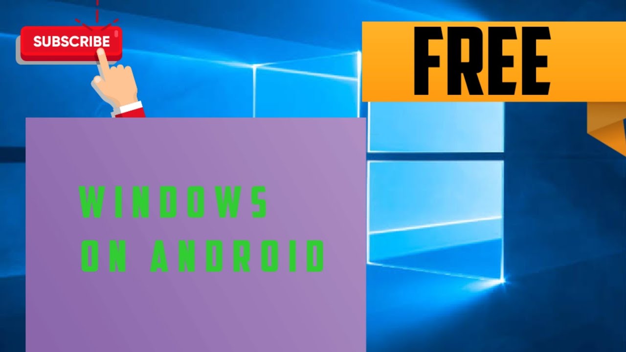 How to run windows on android without limbo and cradit card