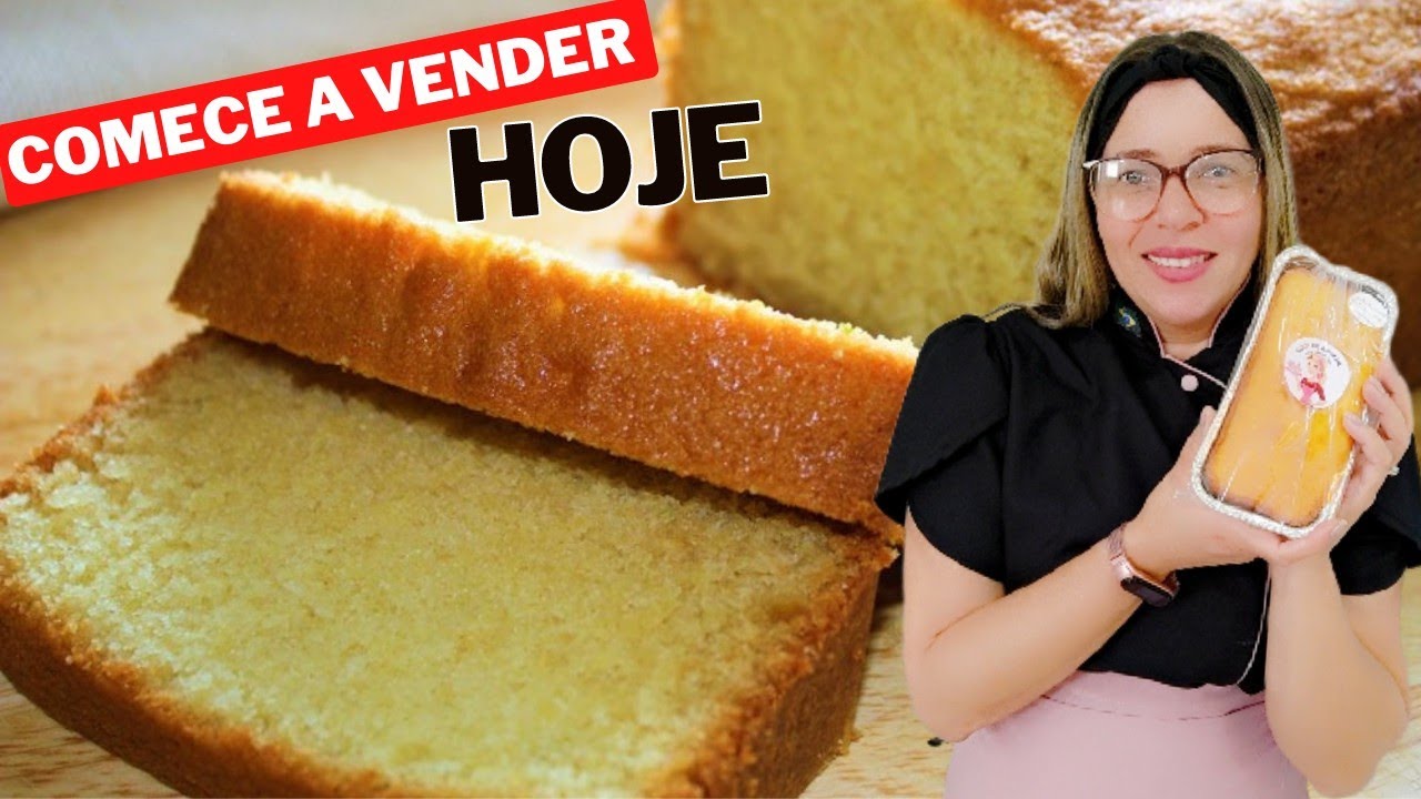 Bolo inglês, faça e venda hoje mesmo! Surpreenda seus clientes com essa receita.