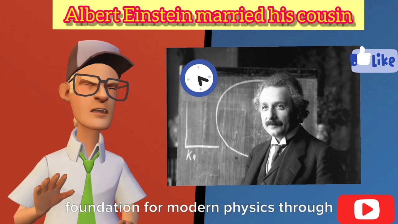 Albert Einstein married his cousin