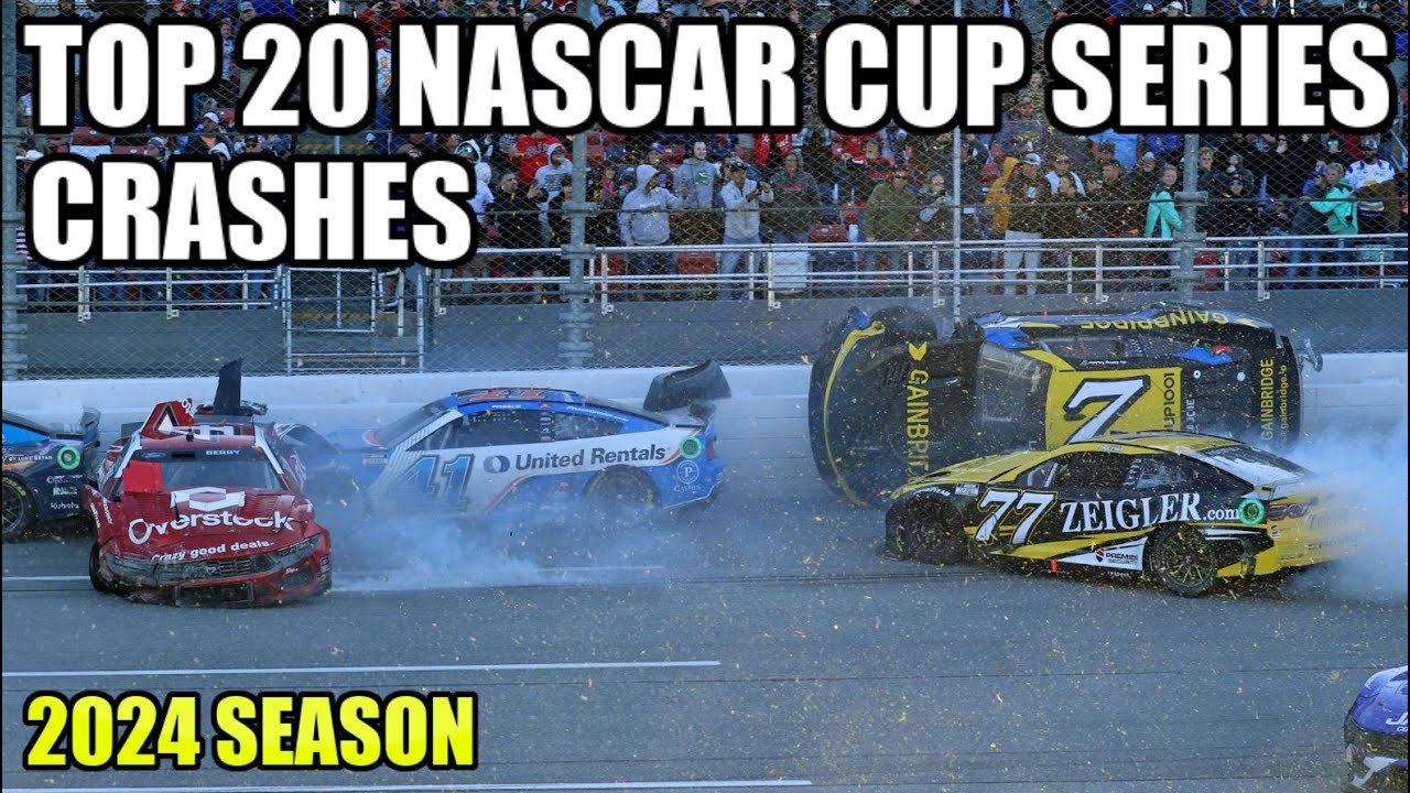 Top 20 NASCAR Cup Series Crashes Of The 2024 Season