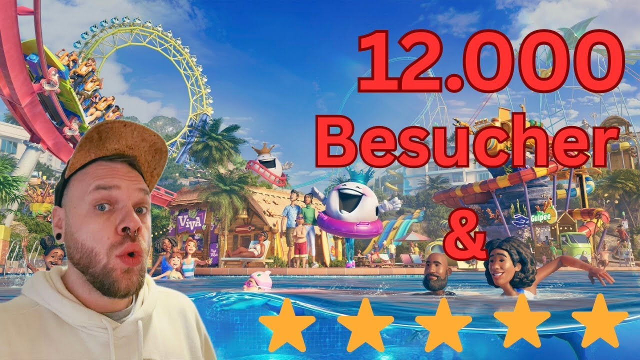 Planet Coaster 2 - Der Weg zum 12k Besucher-Imperium! 🌟 -Teil 1