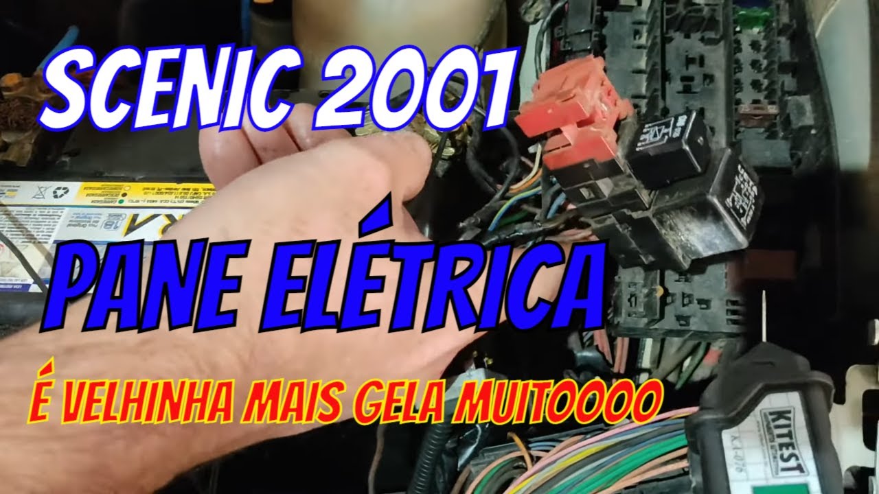 CARROS VELHOS TAMBÉM GELAM , SCENIC 2001 ANALISANDO O DEFEITO  NO AR CONDICIONADO ELÉTRICA EM PANE .