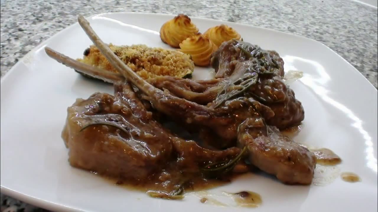 Costolette di agnello in padella