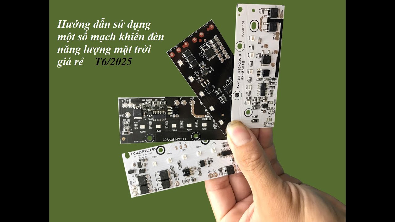 Mạch khiển đèn năng lượng giá rẻ năm 2025
