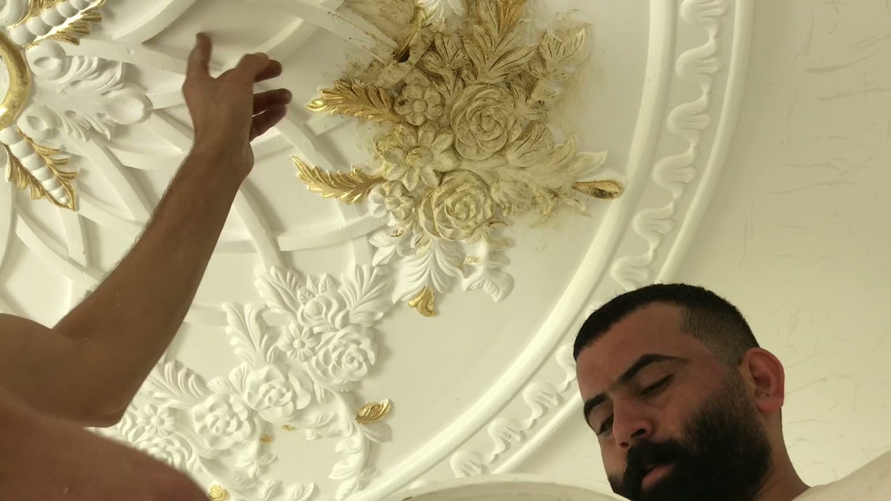 طريقة عمل التعتيق بالجليز على النقش الملكي