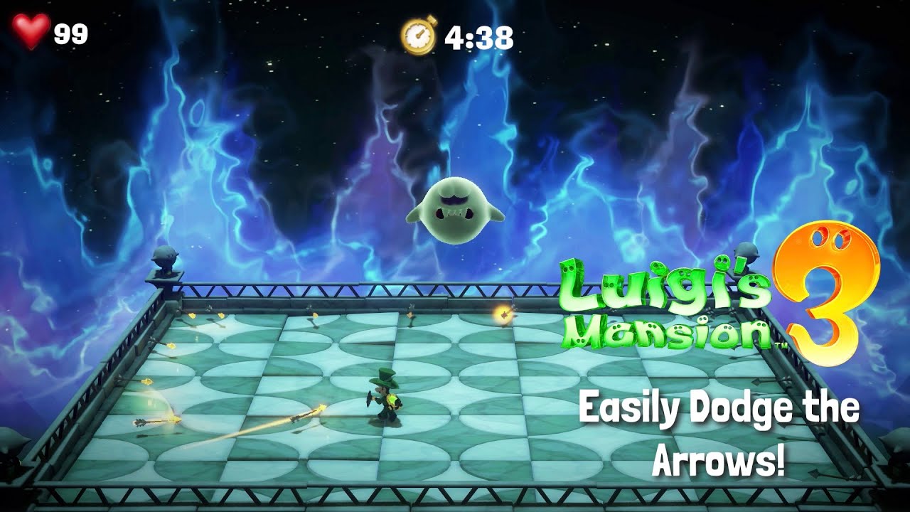How to EASILY Dodge Boolossus' Arrow Attack in Luigi's Mansion 3!