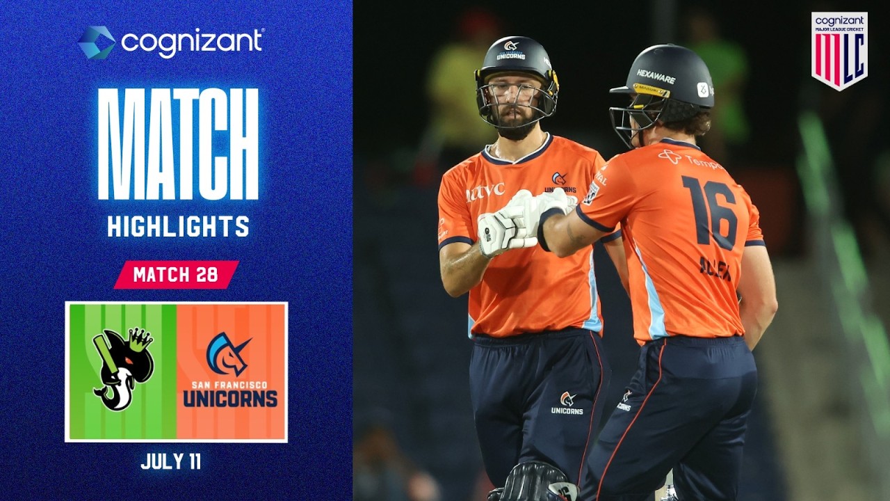 Cognizant Match Highlights | Seattle Orcas vs  San Francisco Unicorns | Match #28