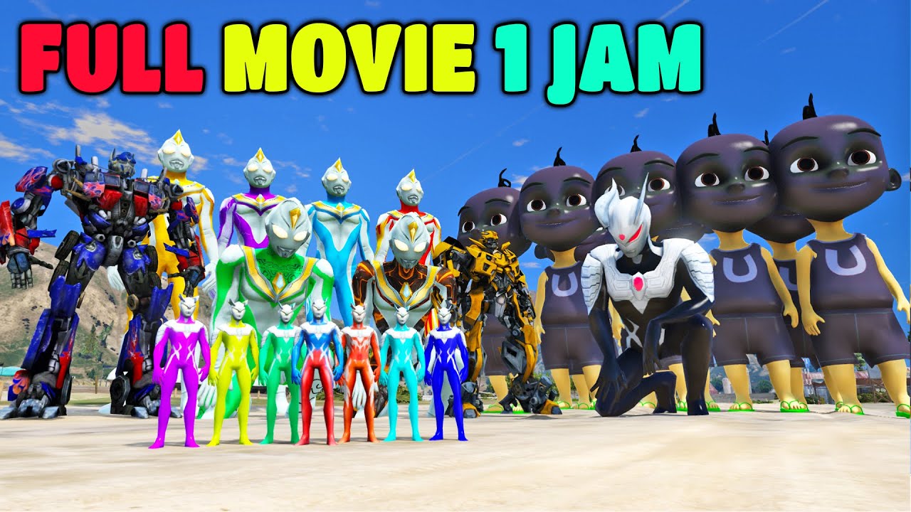 FULL MOVIE ULTRAMAN ZERO HITAM DAN RAKSASA UPIN MENGAMUK MELAWAN ULTRAMAN DYNA ROBOT TRANSFORMERS