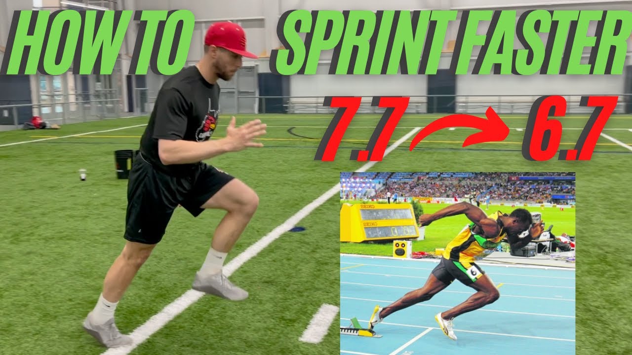 How to Sprint FASTER (7.7 to a 6.7 60 yard dash)
