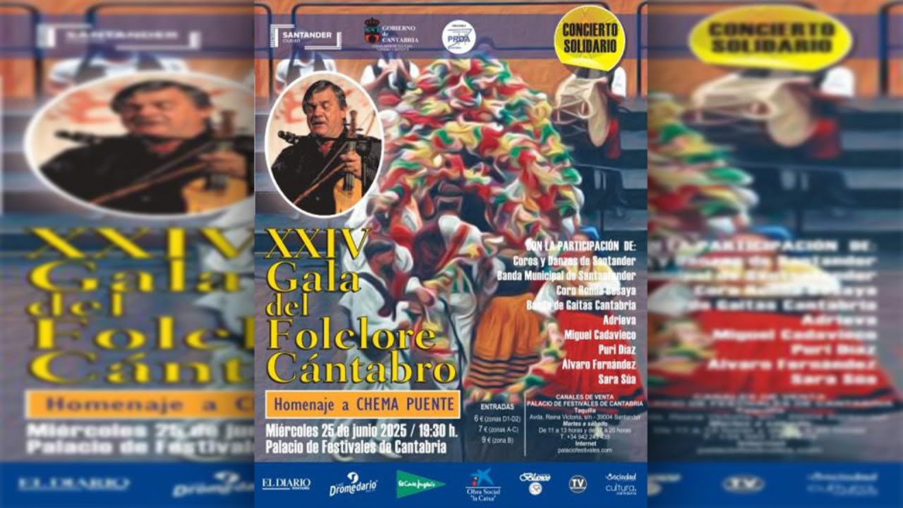 XXIV GALA DEL FOLCLORE CANTABRO / 25 jun 2025, 19:30