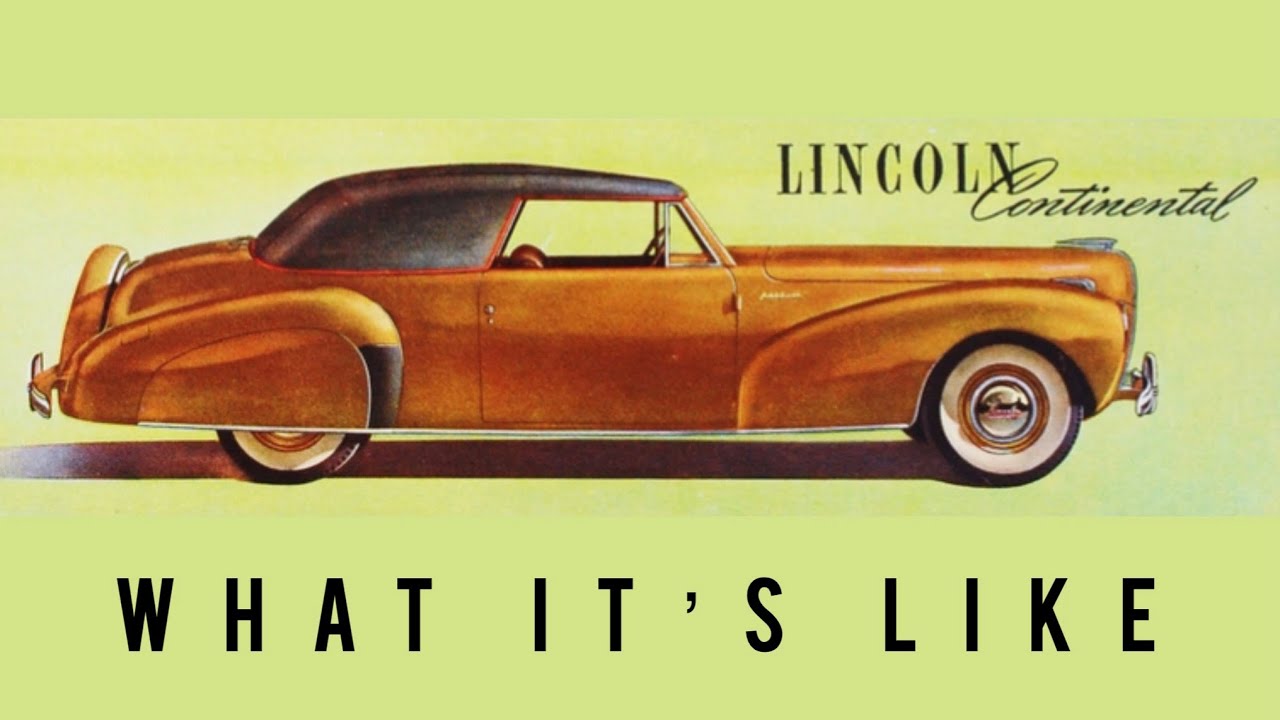 1941 Lincoln continental, This is a genesis for an iconic Lincoln model￼￼