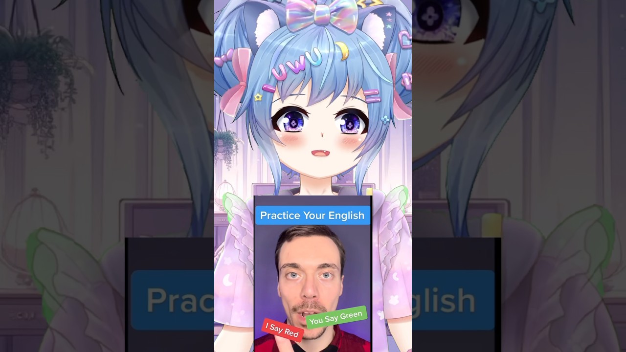 Ketika anime belajar Bahasa Inggris  #shorts #vtuber #vtuberid #vtuberindonesia #practiceenglish