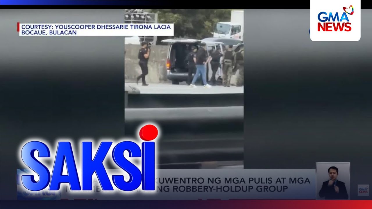 3 sugatan matapos mauwi sa engkuwentro sa NLEX-Bocaue ang pagtugis sa mga sangkot sa... | Saksi