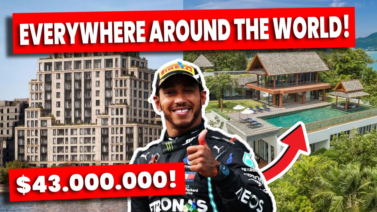 Lewis Hamilton FULL Houses Collection - Hamilton's Multi-Million Homes