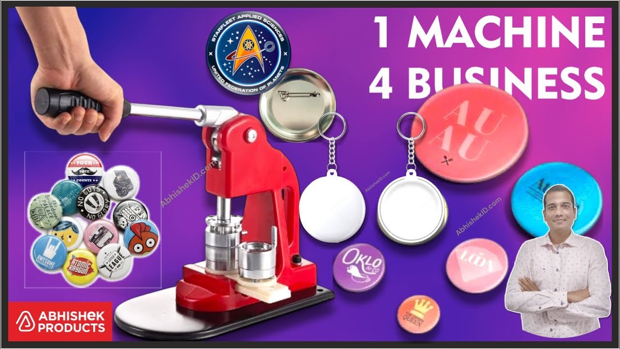 🎯 Master Button Badge Making: Setup for 32mm, 44mm, 58mm, 75mm Sizes Business Guide | AbhishekID.com