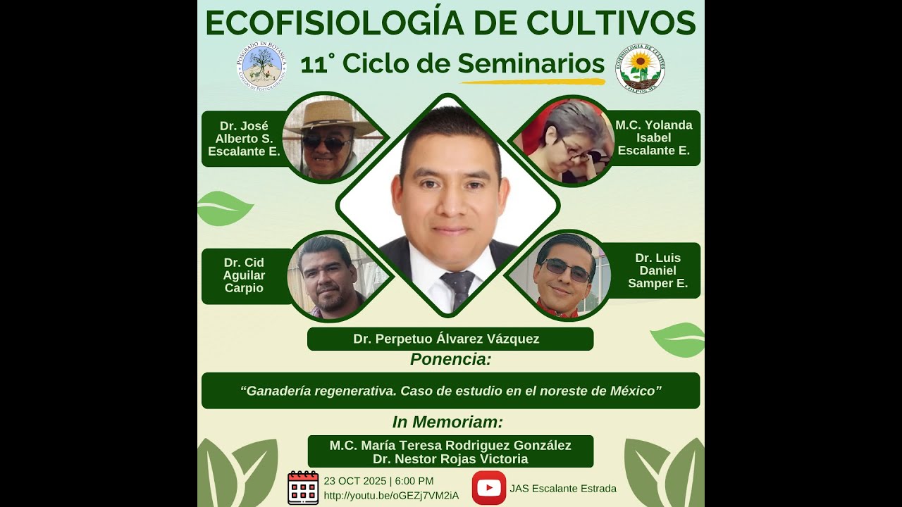 11vo Ciclo de Seminarios Verano 2025 6ta Conferencia - Dr. Perpetuo Álvarez Vázquez