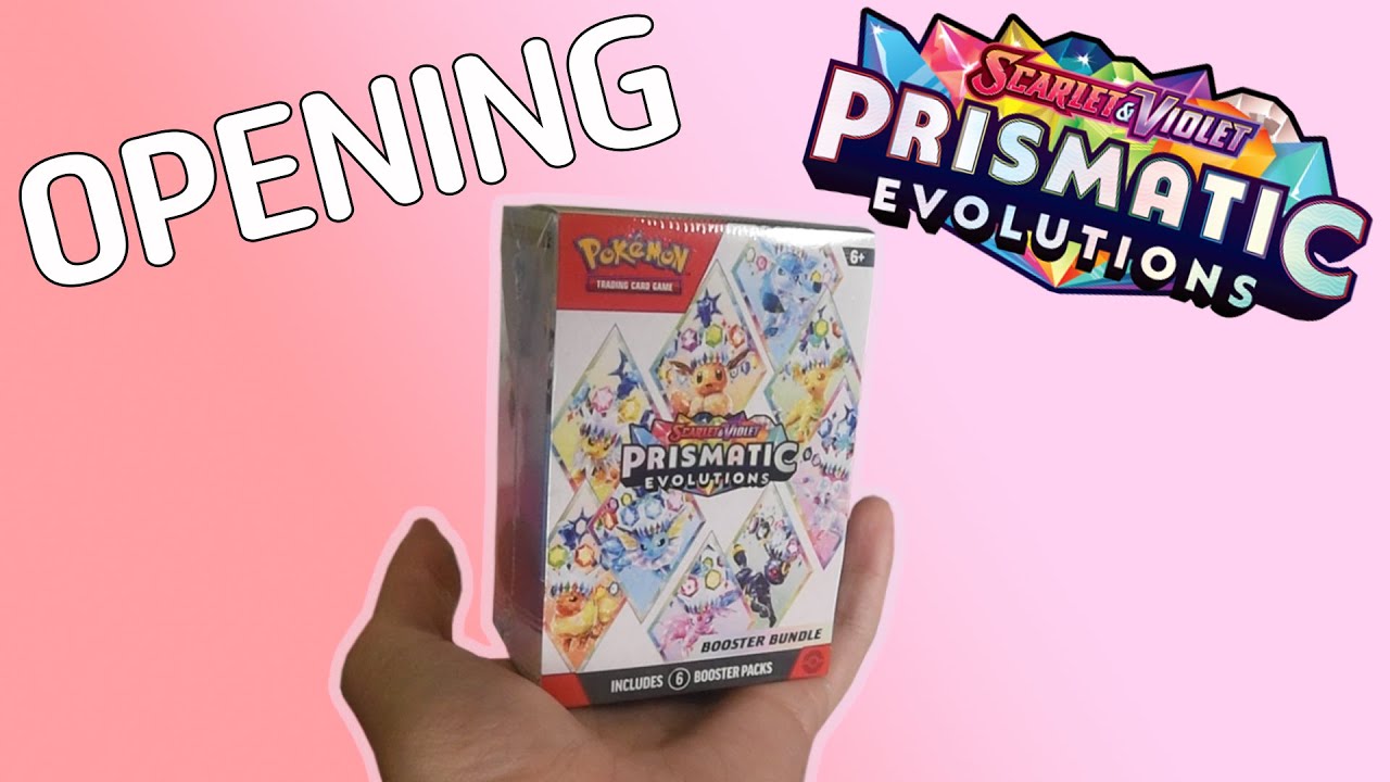 Opening Prismatic Evolutions Booster Bundle!