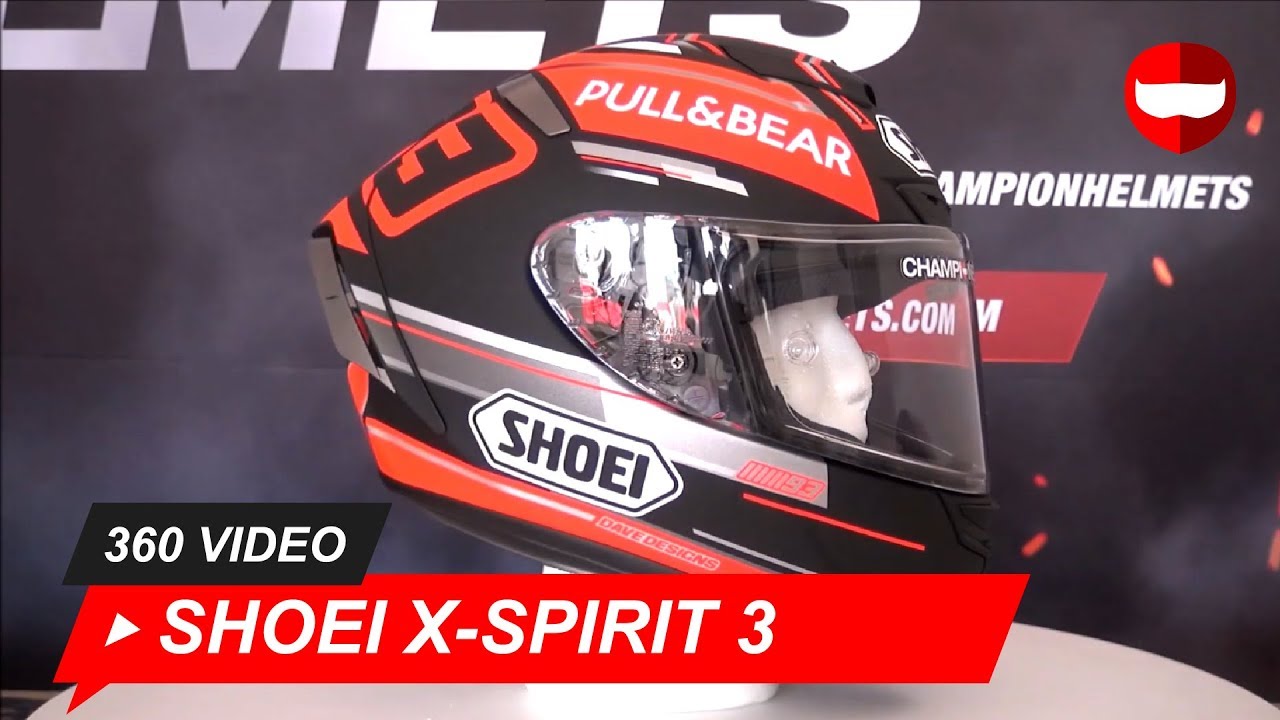 Shoei X-spirit III Marquez Black Concept TC-1 Unboxing - ChampionHelmets.com