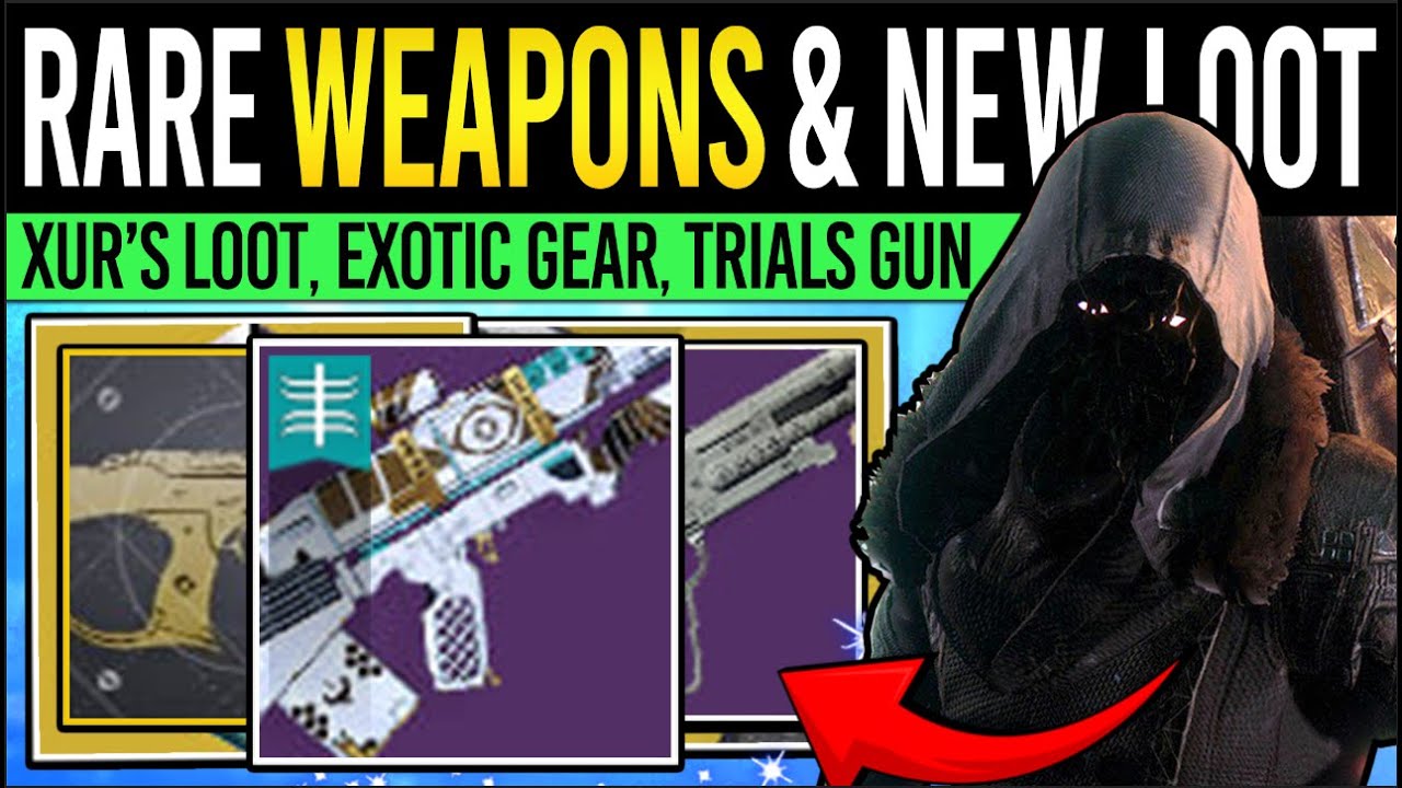 Destiny 2: NEW WEAPON TODAY & XUR'S RARE LOOT! Xur Inventory, Trials Reset, Exotics, More (26 Dec)