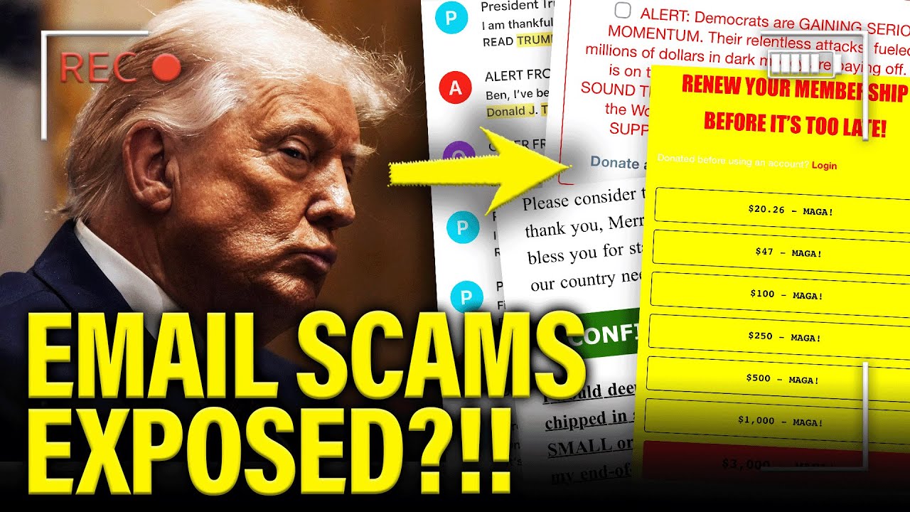 Trump&rsquo;s EMAIL SCAMS Exposed by MEIDAS REPORT&hellip;ELDER ABUSE?!!