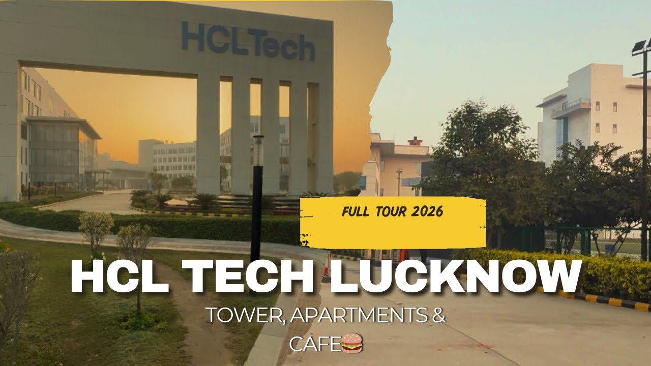 Lucknow ka sabse sundar IT Campus? HCLTech Full Tour 2026
