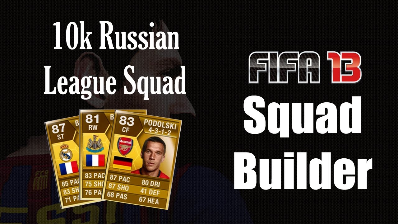 FIFA 13 | FUT - Budget Builds (Squads for Under 10k) - Russian League