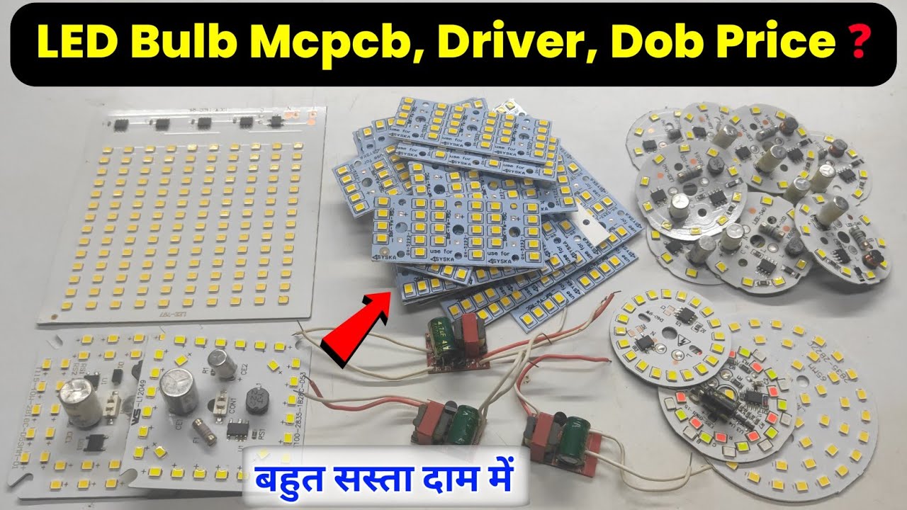 LED Bulb Mcpcb, Driver, Dob Price | Led Bulb Parts Price | Mcpcb Price