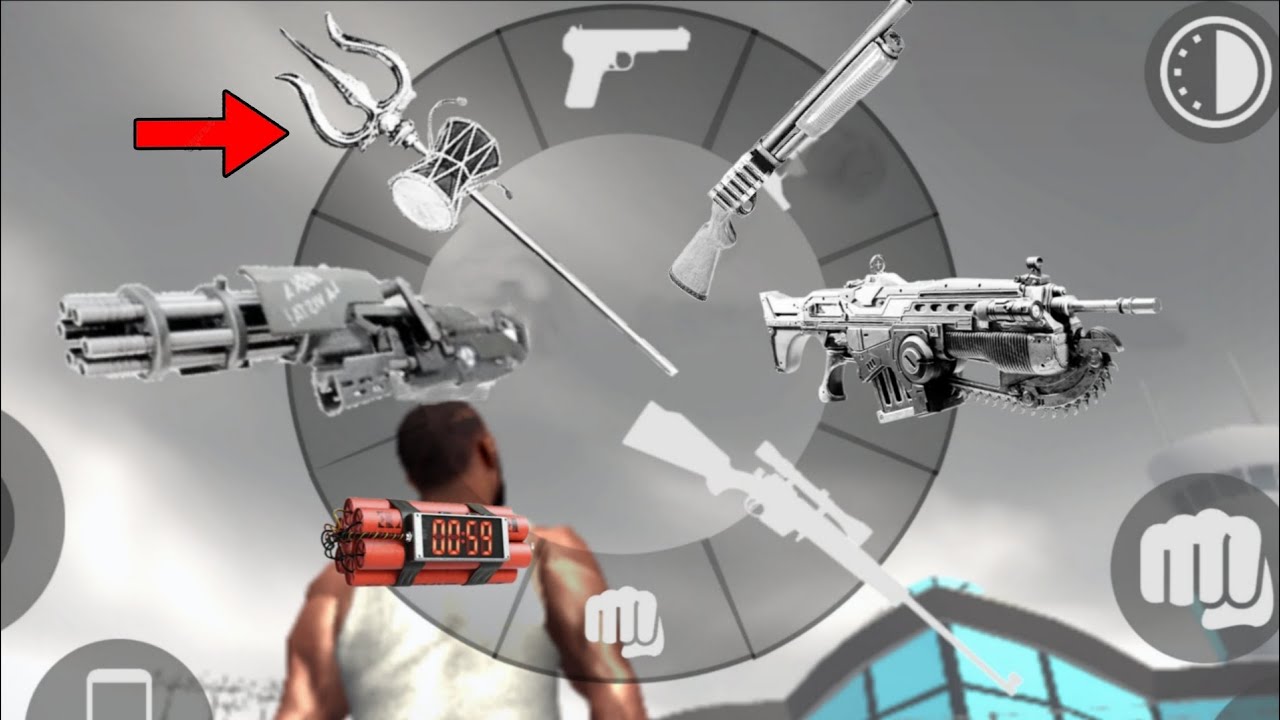 Franklin unlock most powerful guns & grenades in Indian bike driving 3D | new guns in ibd3d 